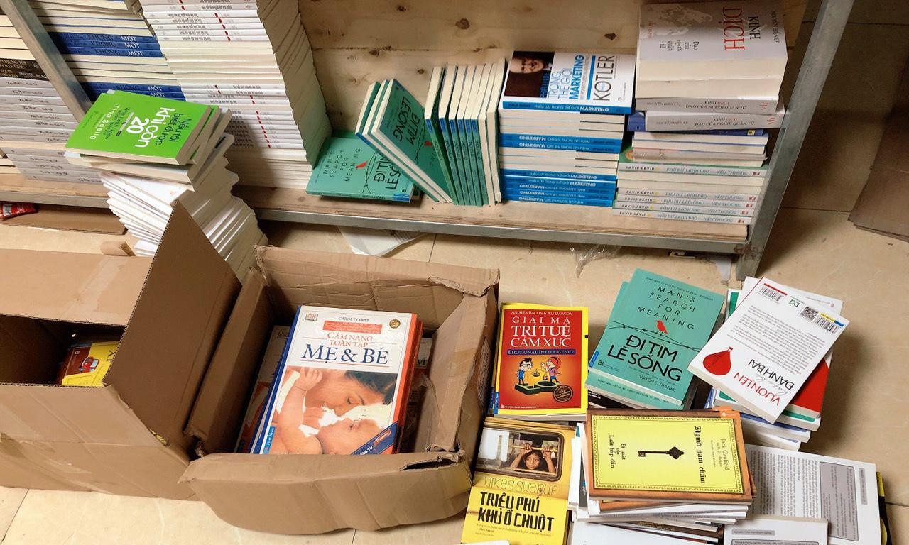 Lực lượng chức năng kiểm tra có hơn 460 đầu sách khác nhau.