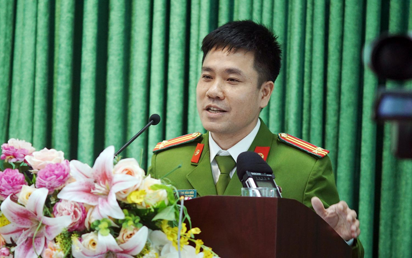 Trung tá Hoàng Văn Hiều.