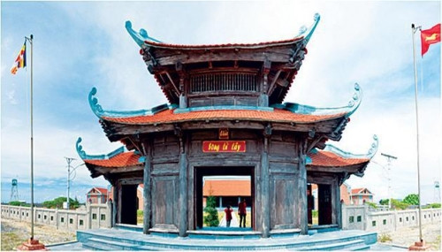 Chùa Song Tử Tây. Ảnh Lê Thao - Bá Ngọc