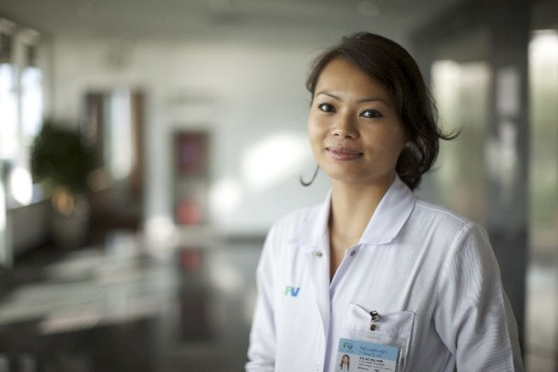 Sylvie Nguyễn, chuyên gia dinh dưỡng của bệnh viện FV