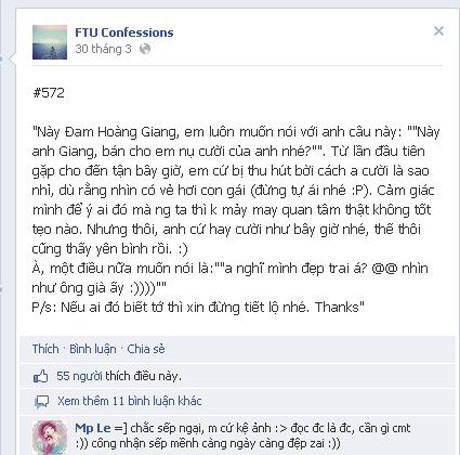 Tuy nhiên bên cạnh những trang confessions có nội dung lành mạnh trong sáng, không ít trang confessions 