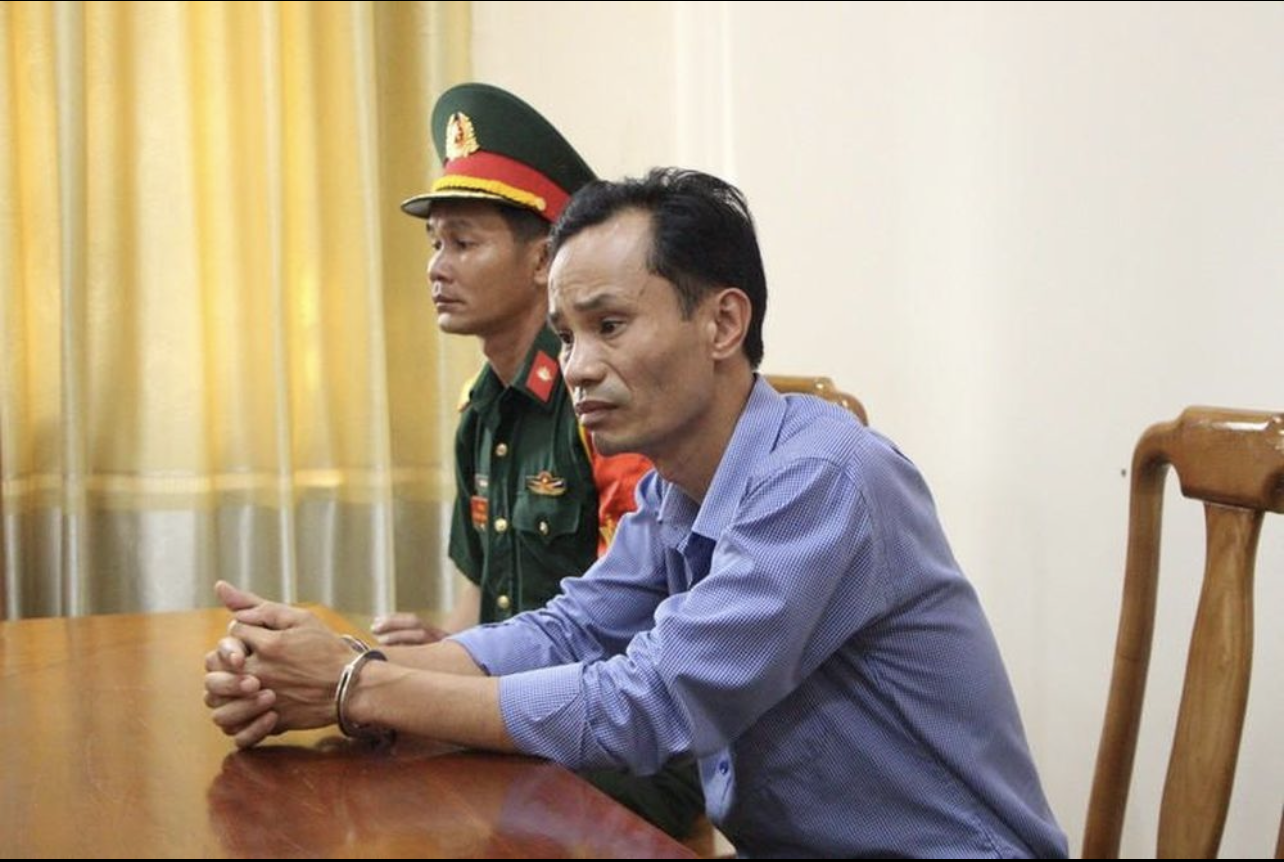 Đinh Viết Chung tại cơ quan điều tra