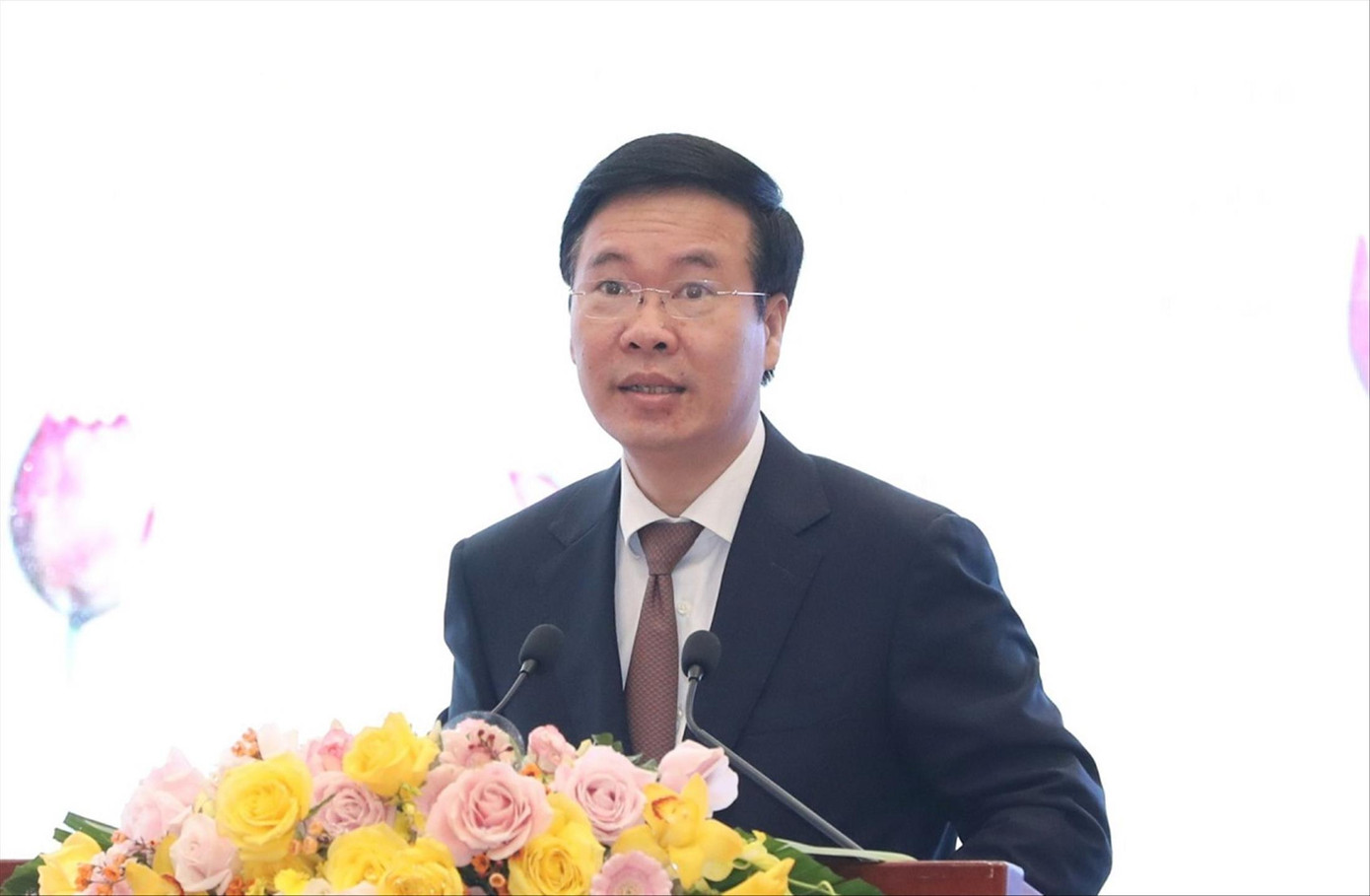 Thường trực Ban Bí thư Võ Văn Thưởng phát biểu chỉ đạo hội nghị. Ảnh: Như Ý Thường trực Ban Bí thư Võ Văn Thưởng phát biểu chỉ đạo hội nghị. Ảnh: Như Ý