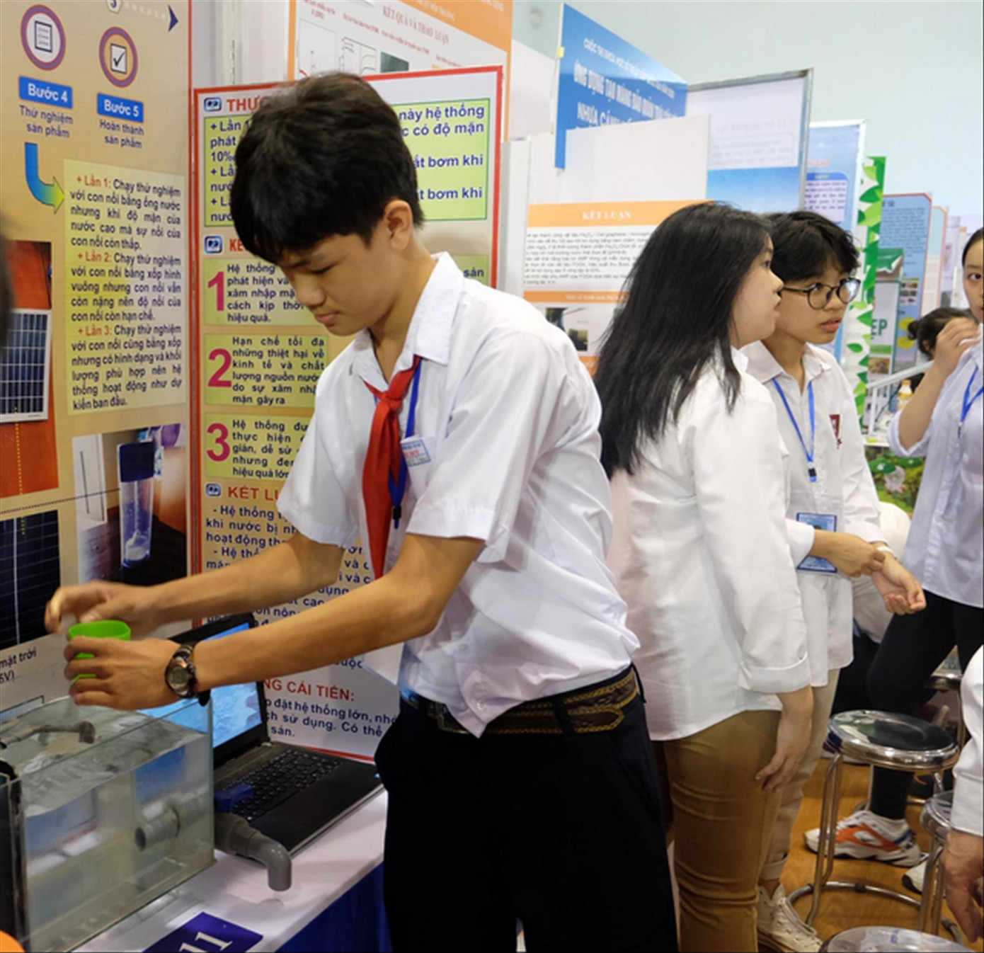 Dự án của học sinh tham gia cuộc thi Khoa học kỹ thuật quốc gia 2021