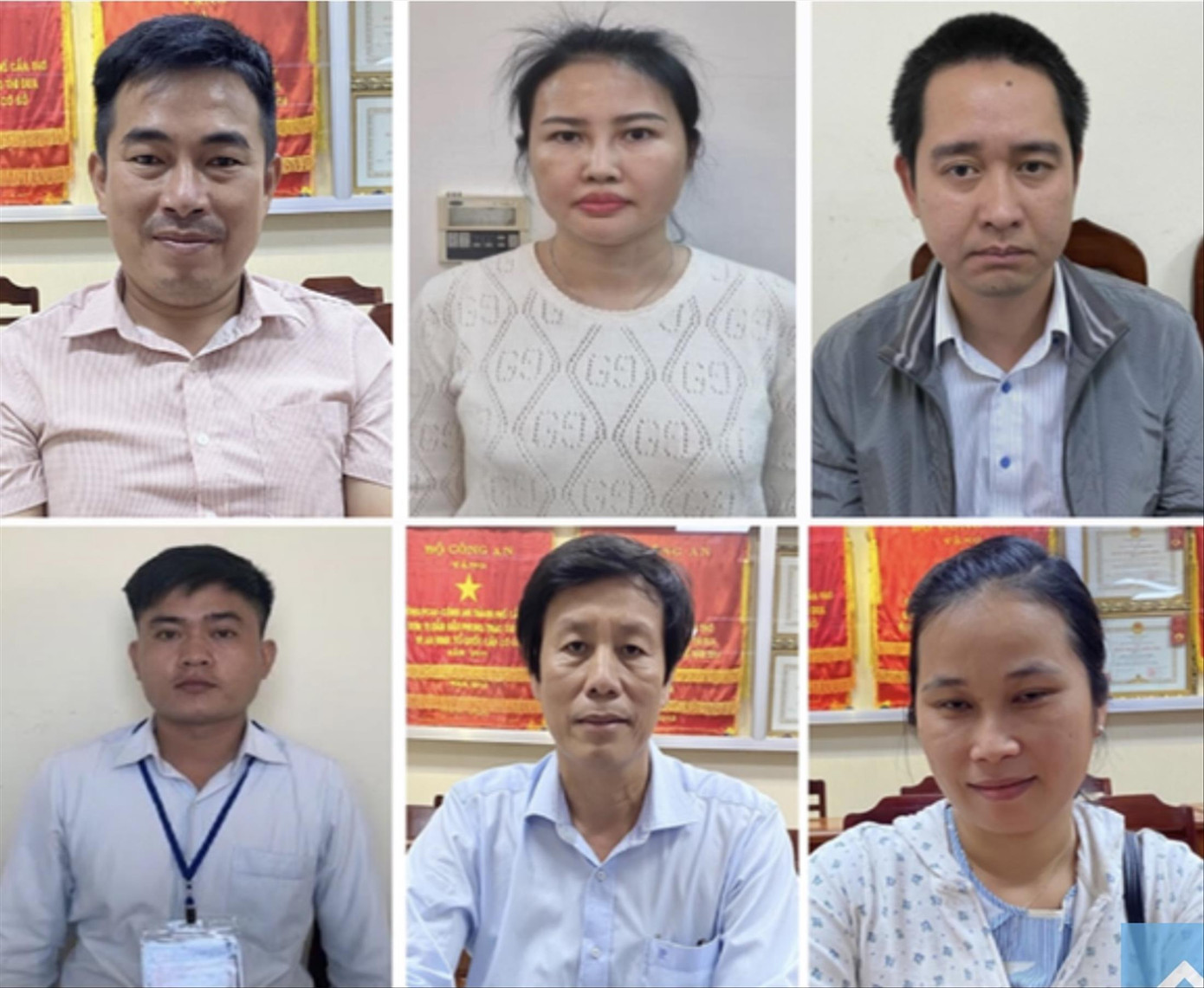 Các bị can trong vụ án vi phạm về thẩm định giá và đấu thầu vật tư, thiết bị y tế ở Cần Thơ. Ảnh: Bộ Công an Các bị can trong vụ án vi phạm về thẩm định giá và đấu thầu vật tư, thiết bị y tế ở Cần Thơ. Ảnh: Bộ Công an