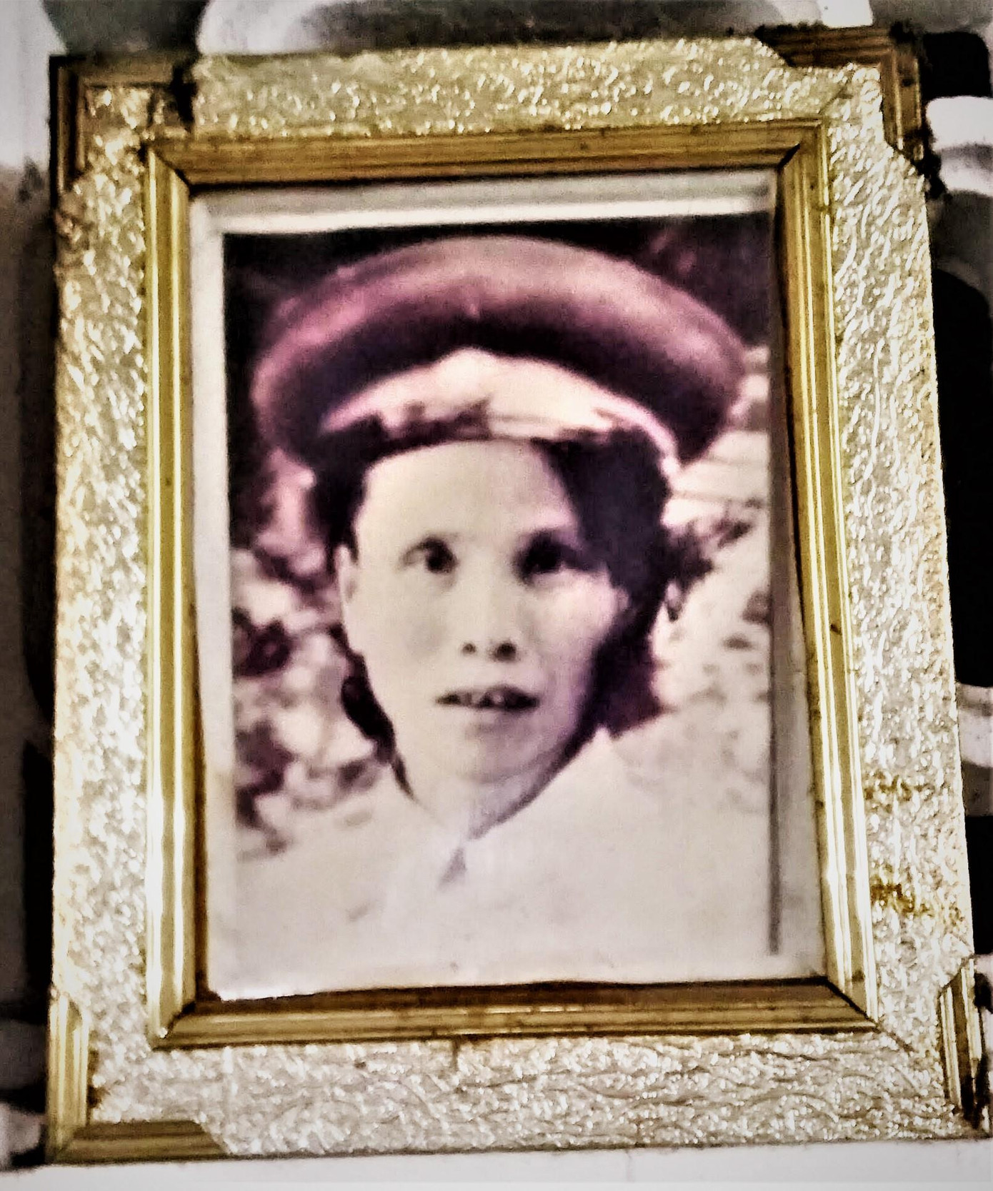 Tấm ảnh mẹ Trương Thị Mừng - người nuôi giấu Bí thư xứ ủy Võ Văn Tần, do chính tay bác Hỷ chụp