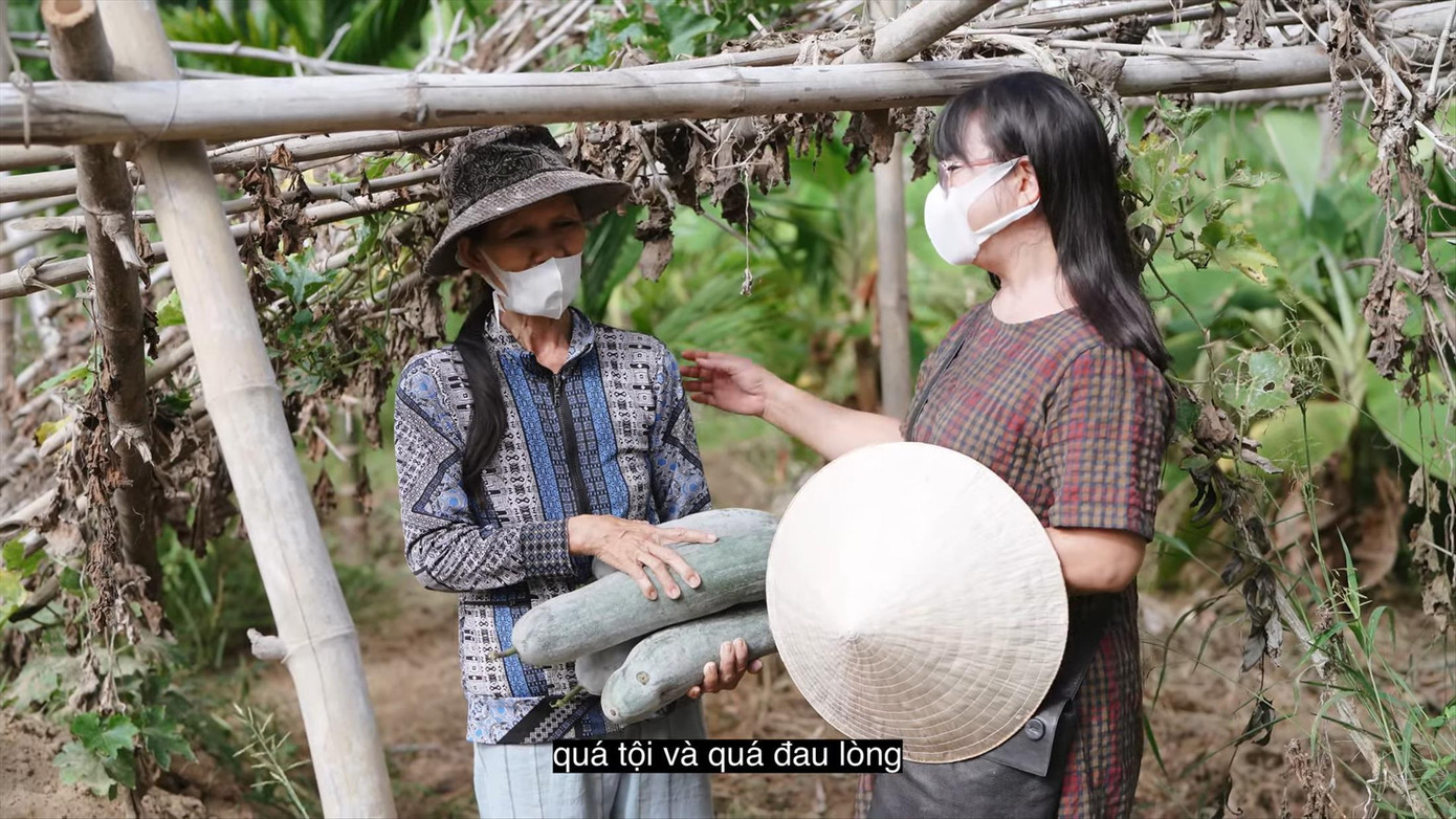 Ca sĩ Ánh Tuyết trong MV Gởi vô Nam