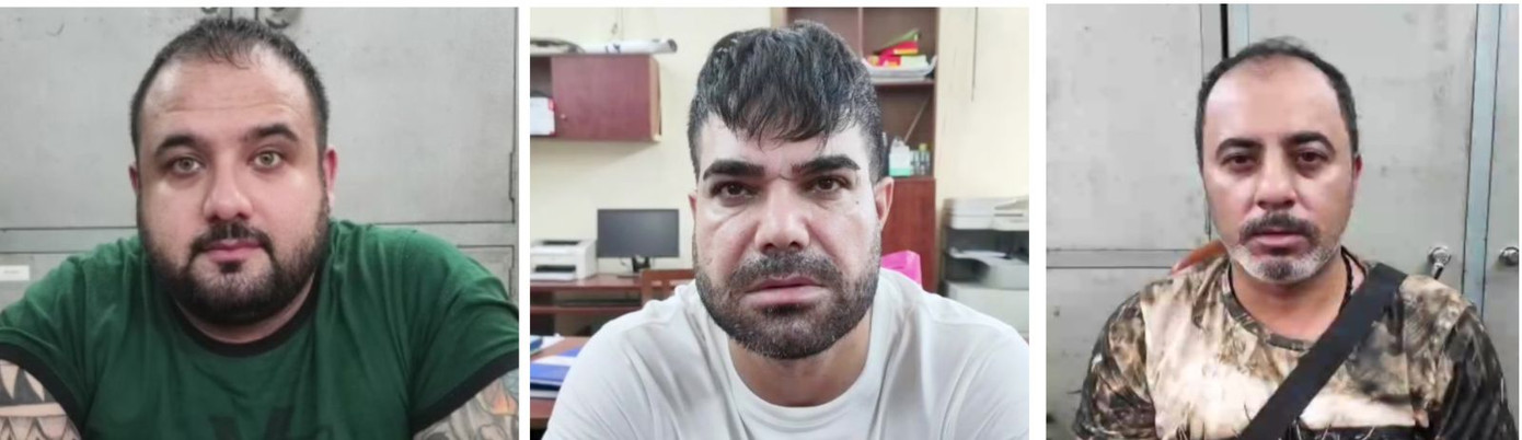 Ba đối tượng bị bắt giữ. Ảnh: Công an Thanh Hoá