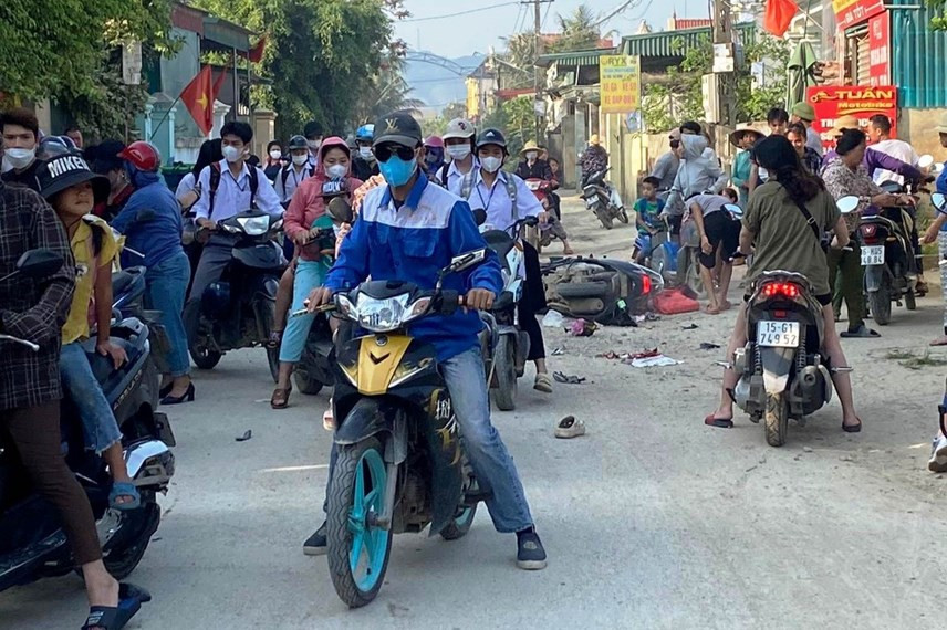 Hiện trường vụ việc.