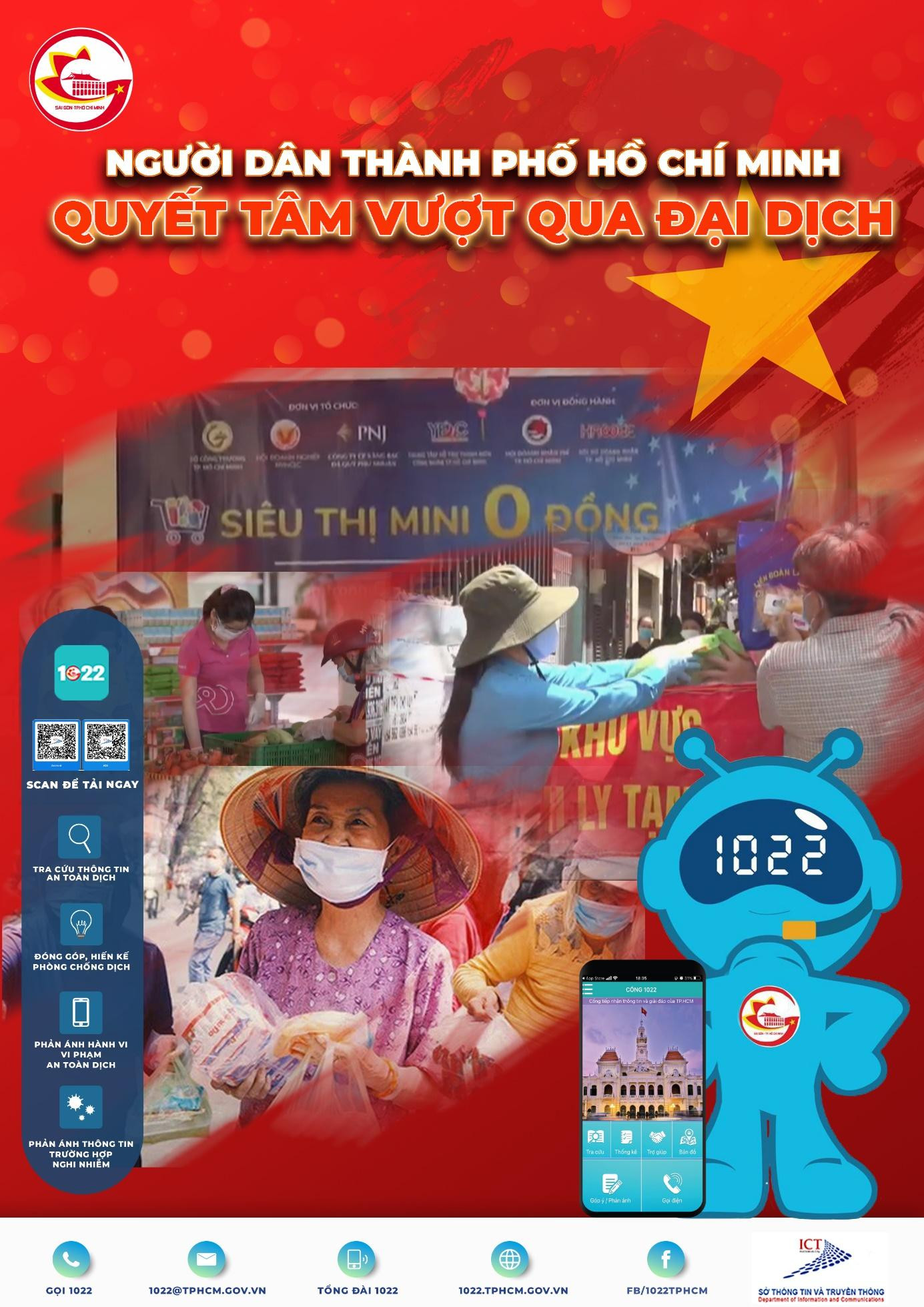 Hướng dẫn cách thao tác để người dân liên hệ nhờ hỗ trợ khó khăn