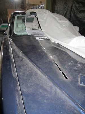 Vết xẻ doch trên thân Rolls-Royce Phantom