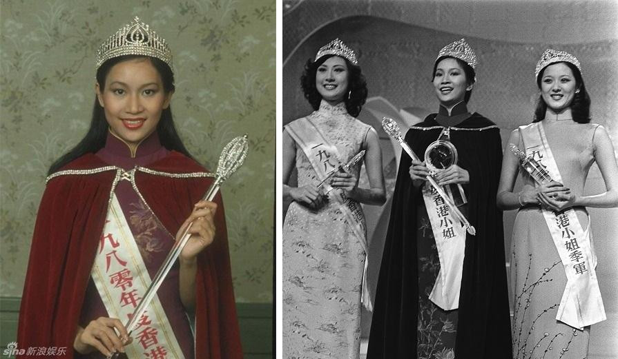 Hoa hậu Đới Nguyệt Nga trong thời khắc đăng quang. Ảnh: Sina. Hoa hậu Đới Nguyệt Nga trong thời khắc đăng quang. Ảnh: Sina.