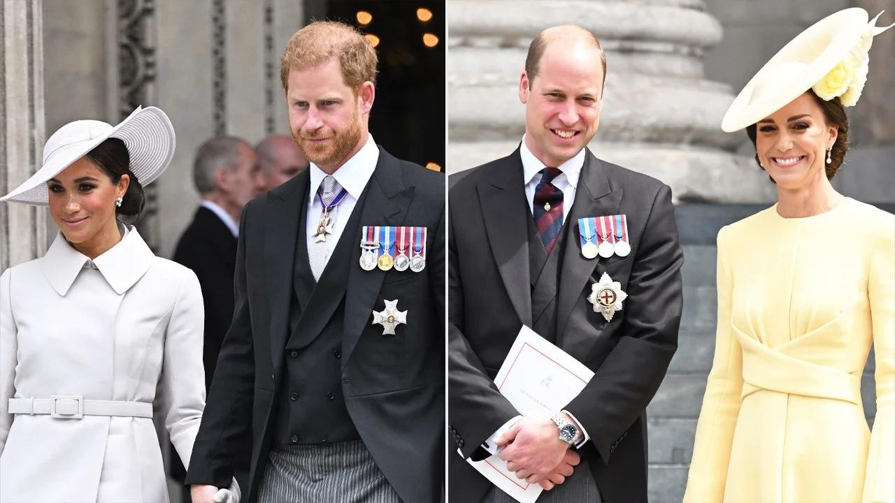 William - Kate và Harry - Meghan không tái ngộ ở Mỹ. Ảnh: ET.