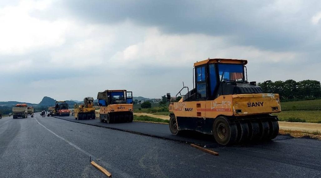 Cao tốc Mai Sơn - QL45 dự kiến thông xe kỹ thuật cuối năm nay. Ảnh: CTV.
