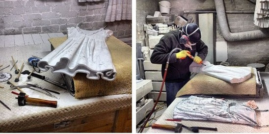 Bộ sưu tập váy làm bằng đá cẩm thạch ảnh 1