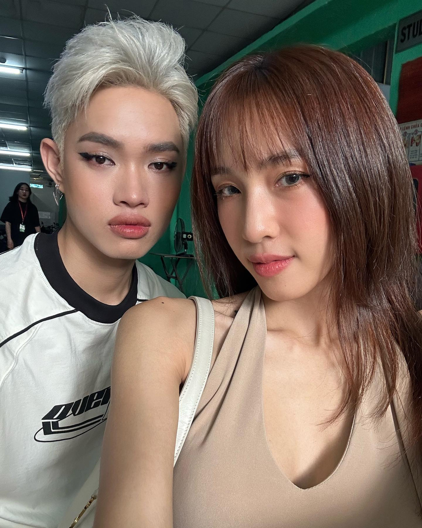 "Sư mẫu" Emily cùng "công chúa" Rap Việt mùa 3 Pháp Kiều. "Sư mẫu" Emily cùng "công chúa" Rap Việt mùa 3 Pháp Kiều.