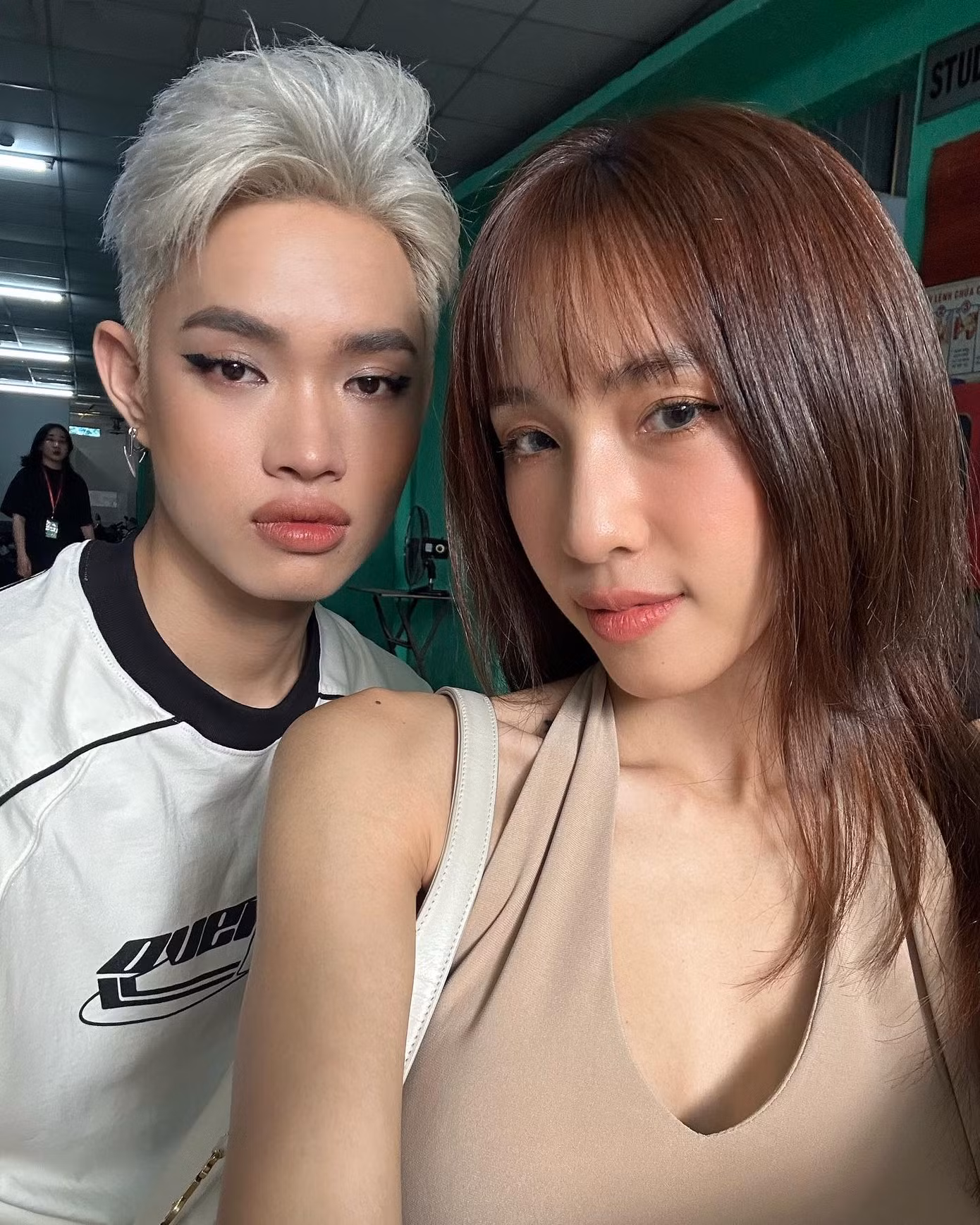 "Sư mẫu" Emily cùng "công chúa" Rap Việt mùa 3 Pháp Kiều. "Sư mẫu" Emily cùng "công chúa" Rap Việt mùa 3 Pháp Kiều.