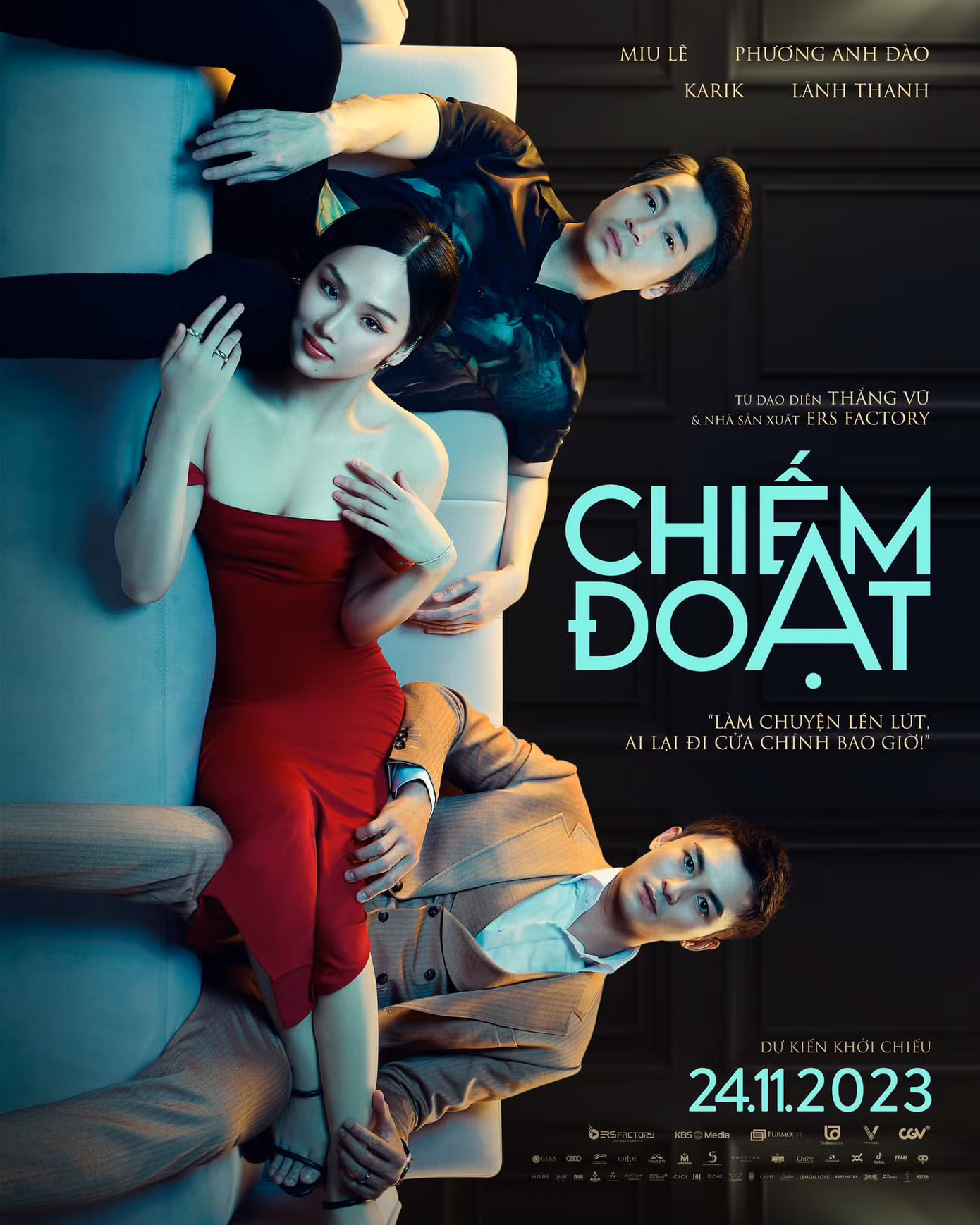 Tuy gặp sự cố tại hậu trường nhưng trong poster phim Miu Lê vẫn cực "thần thái".