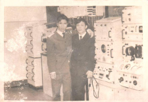 Ảnh chụp tại phòng học Acoustic, thiết bị là hệ thống sonal GAX 100 và GAX 200 của model 613 và 877