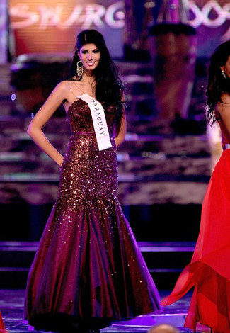 Miss Paraguay Tamara Sosa Zapattini. Ảnh AP