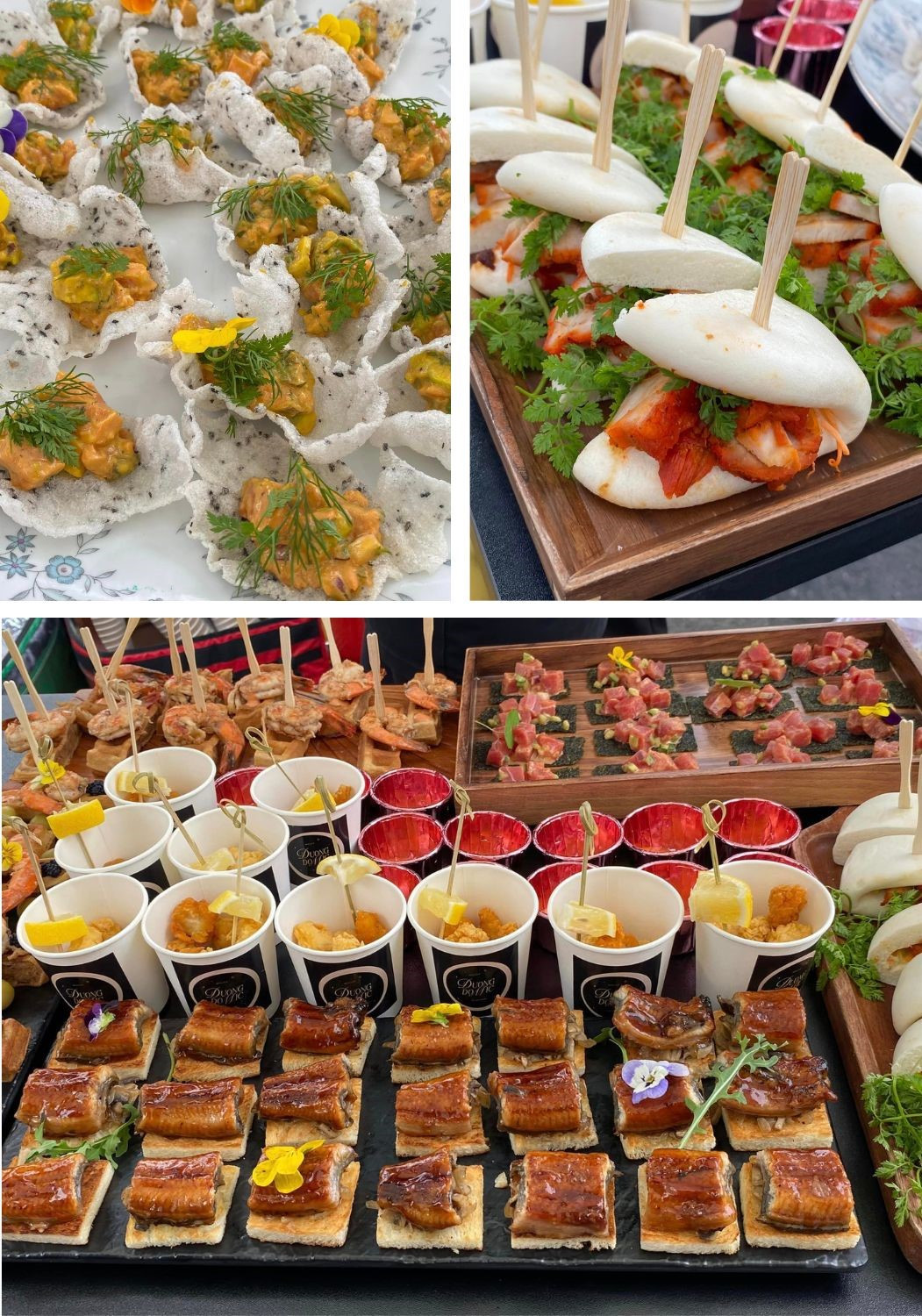 FC Dương Domic chuẩn bị thức ăn gồm đủ các món mặn, ngọt bắt mắt. FC Dương Domic chuẩn bị thức ăn gồm đủ các món mặn, ngọt bắt mắt.