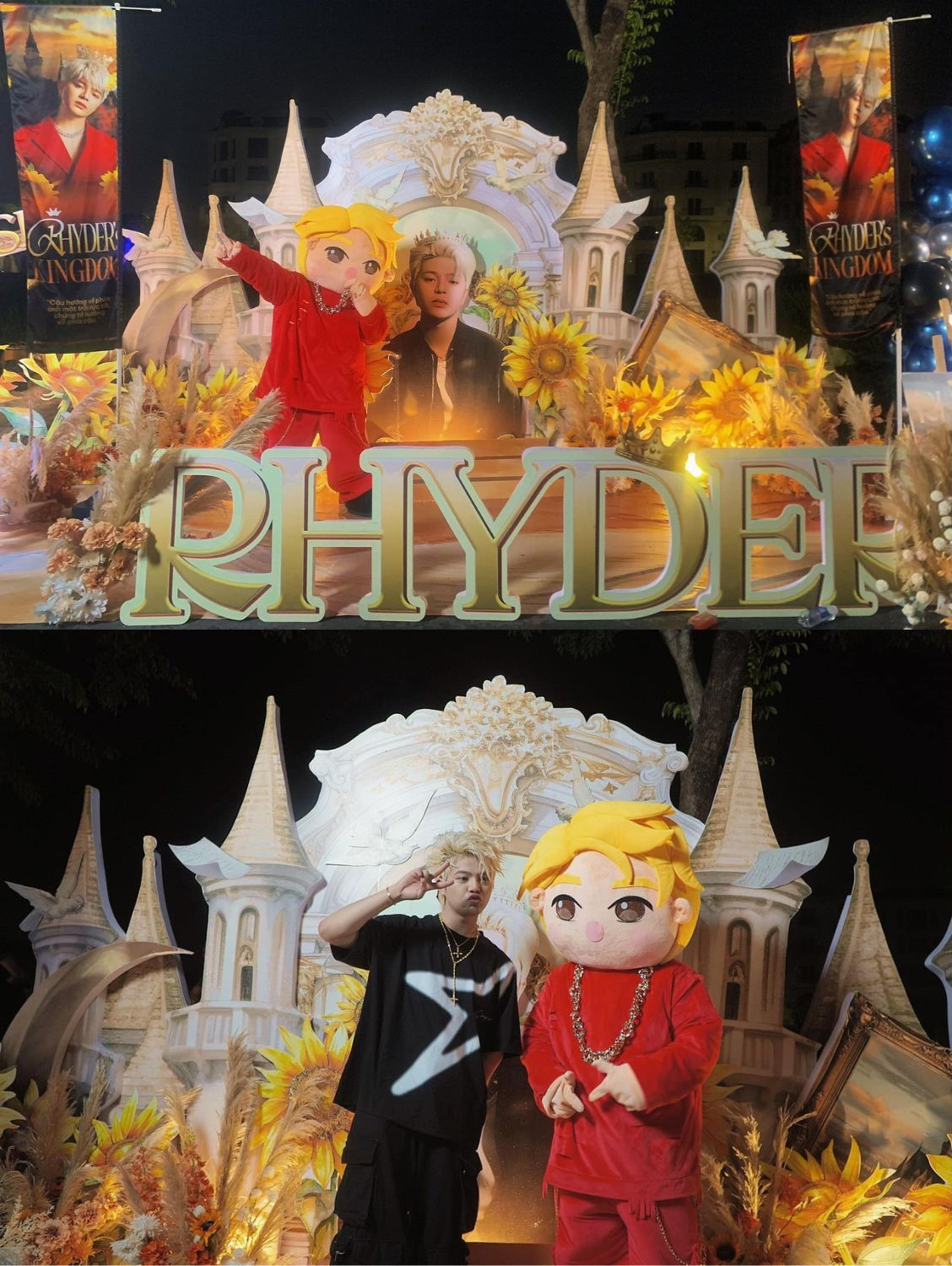 RHYDER được tiếp sức nhiều dự án đến từ FC 3 miền. Hôm nay FC sẽ tiếp tục dựng booth chụp ảnh cho fan check-in. RHYDER được tiếp sức nhiều dự án đến từ FC 3 miền. Hôm nay FC sẽ tiếp tục dựng booth chụp ảnh cho fan check-in.