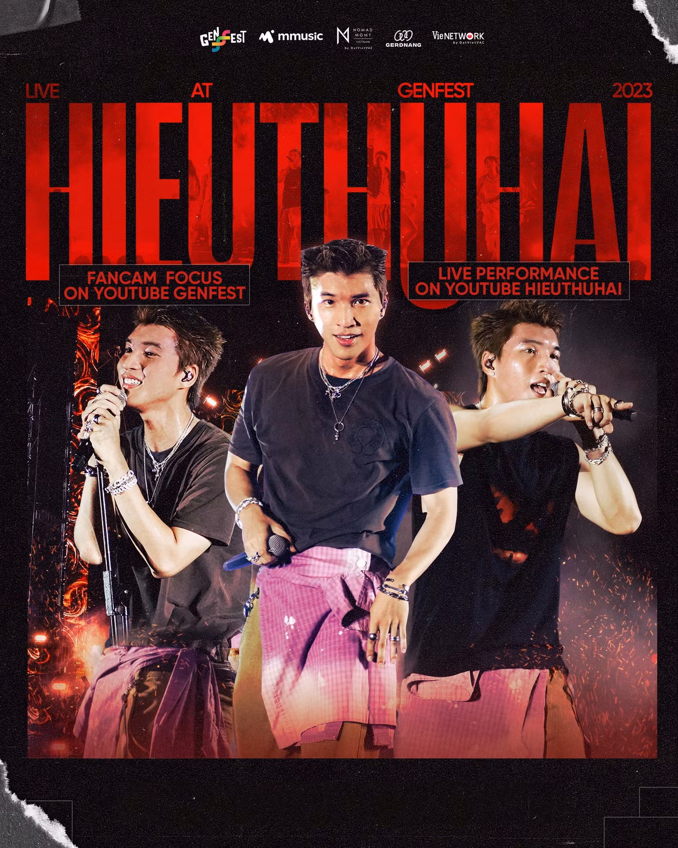 Mùa GENfest 2023, HIEUTHUHAI "một mình một sân khấu", các phần trình diễn đều nhận về phản hồi tích cực.