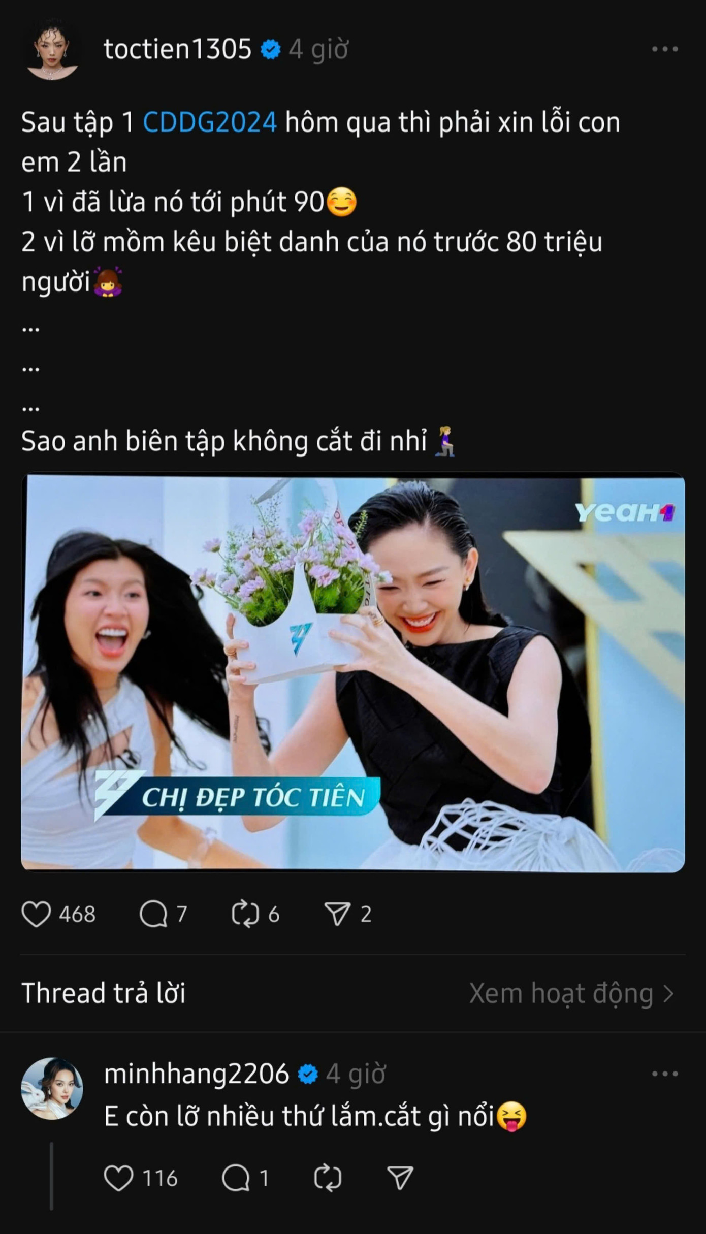 Tóc Tiên quyết giữ bí mật đến phút 90 với tất cả mọi người.