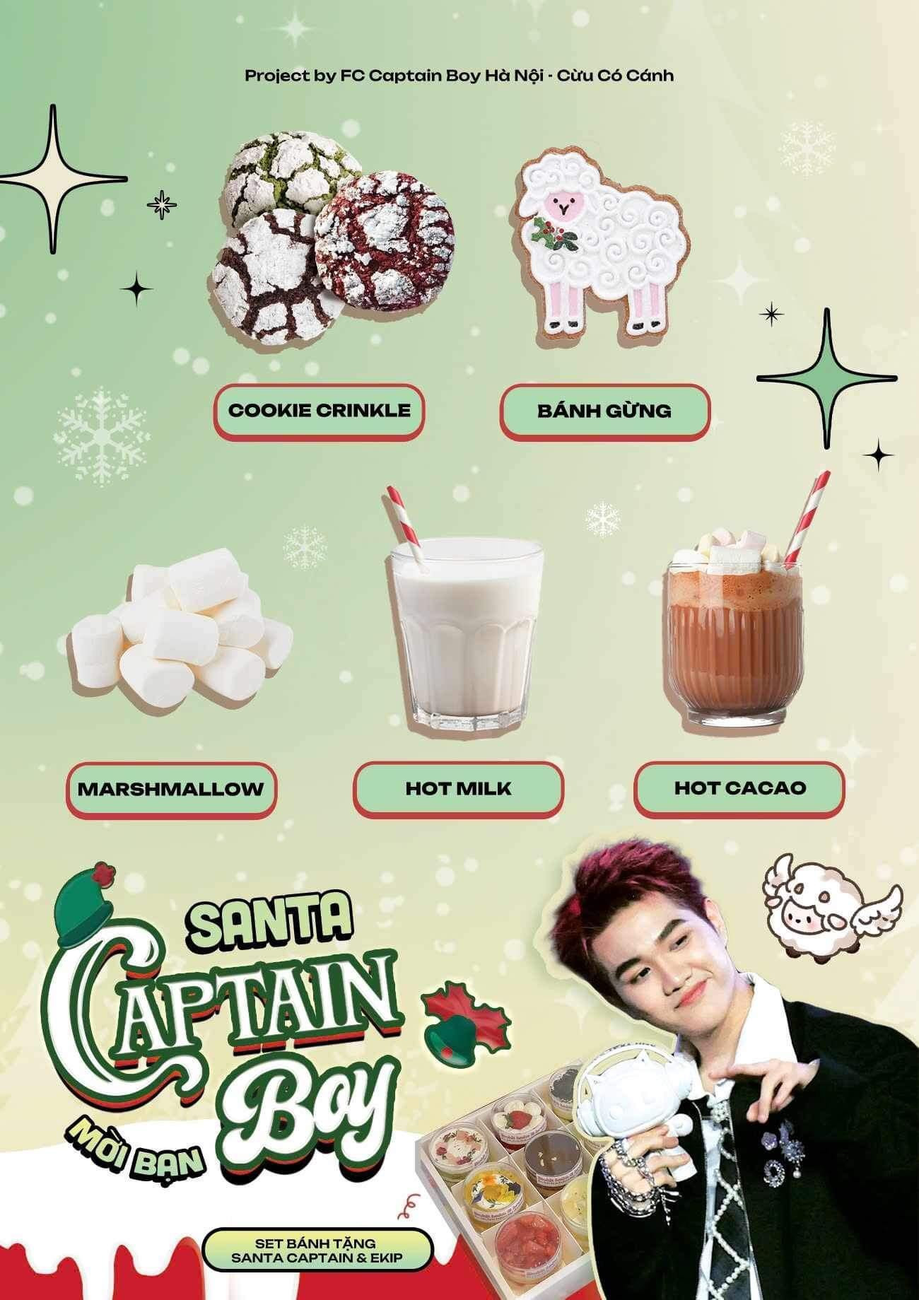 FC Captain Boy lên thực đơn cho food truck diễn ra vào ngày 5 và 6/12 sau khi đã chốt địa điểm là sân phụ của SVĐ Mỹ Đình.