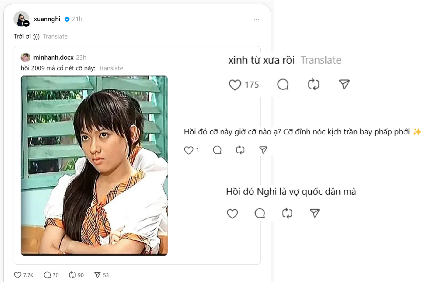 Trên trang Threads của mình, chính chủ &quot;kêu trời&quot; khi bị fan &quot;đào&quot; lại hình cũ.