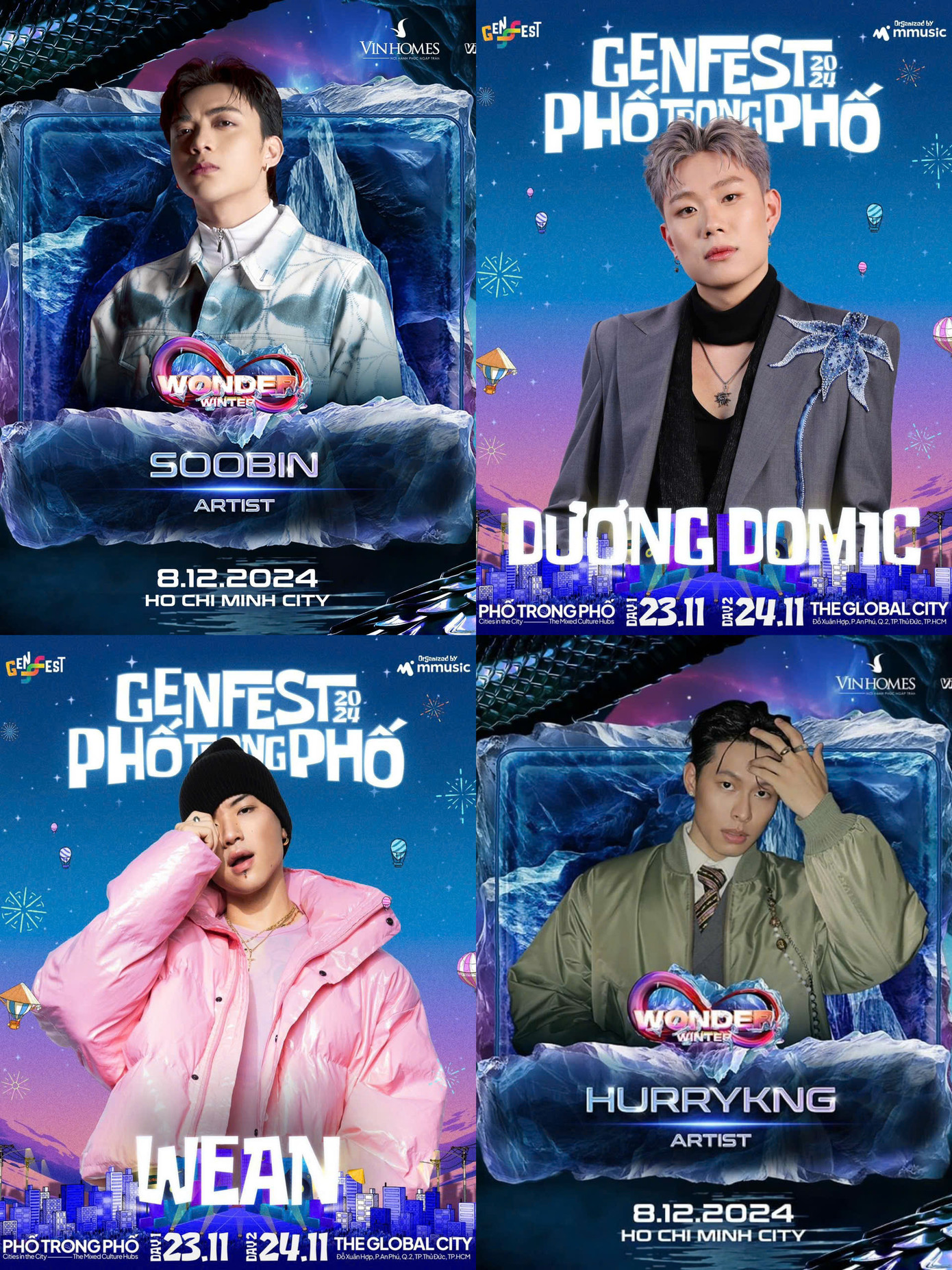 Dàn Anh trai - Anh tài tham gia nhiều concert âm nhạc lớn như Những Thành Phố Mơ Màng, GenFest, 8Wonder,... Dàn Anh trai - Anh tài tham gia nhiều concert âm nhạc lớn như Những Thành Phố Mơ Màng, GenFest, 8Wonder,...