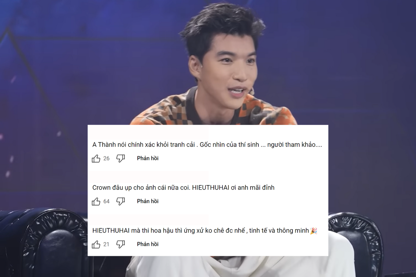 Khán giả dành lời khen cho nam rapper vì sự tinh tế và khéo léo trong cách giao tiếp. Khán giả dành lời khen cho nam rapper vì sự tinh tế và khéo léo trong cách giao tiếp.