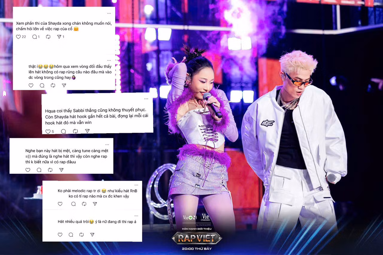Tham gia với tư cách là thí sinh Rap Việt nhưng khán giả lại ngỡ Shayda là “ca sĩ hỗ trợ”. Tham gia với tư cách là thí sinh Rap Việt nhưng khán giả lại ngỡ Shayda là “ca sĩ hỗ trợ”.