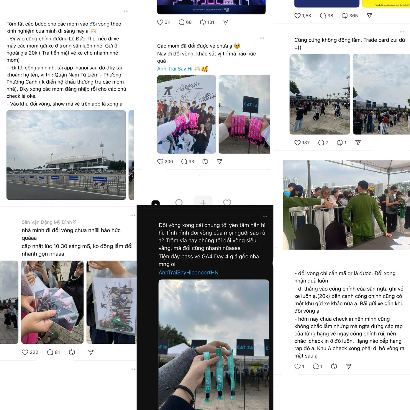 Fan chia sẻ về quá trình đổi vòng diễn ra nhanh chóng một cách bất ngờ.