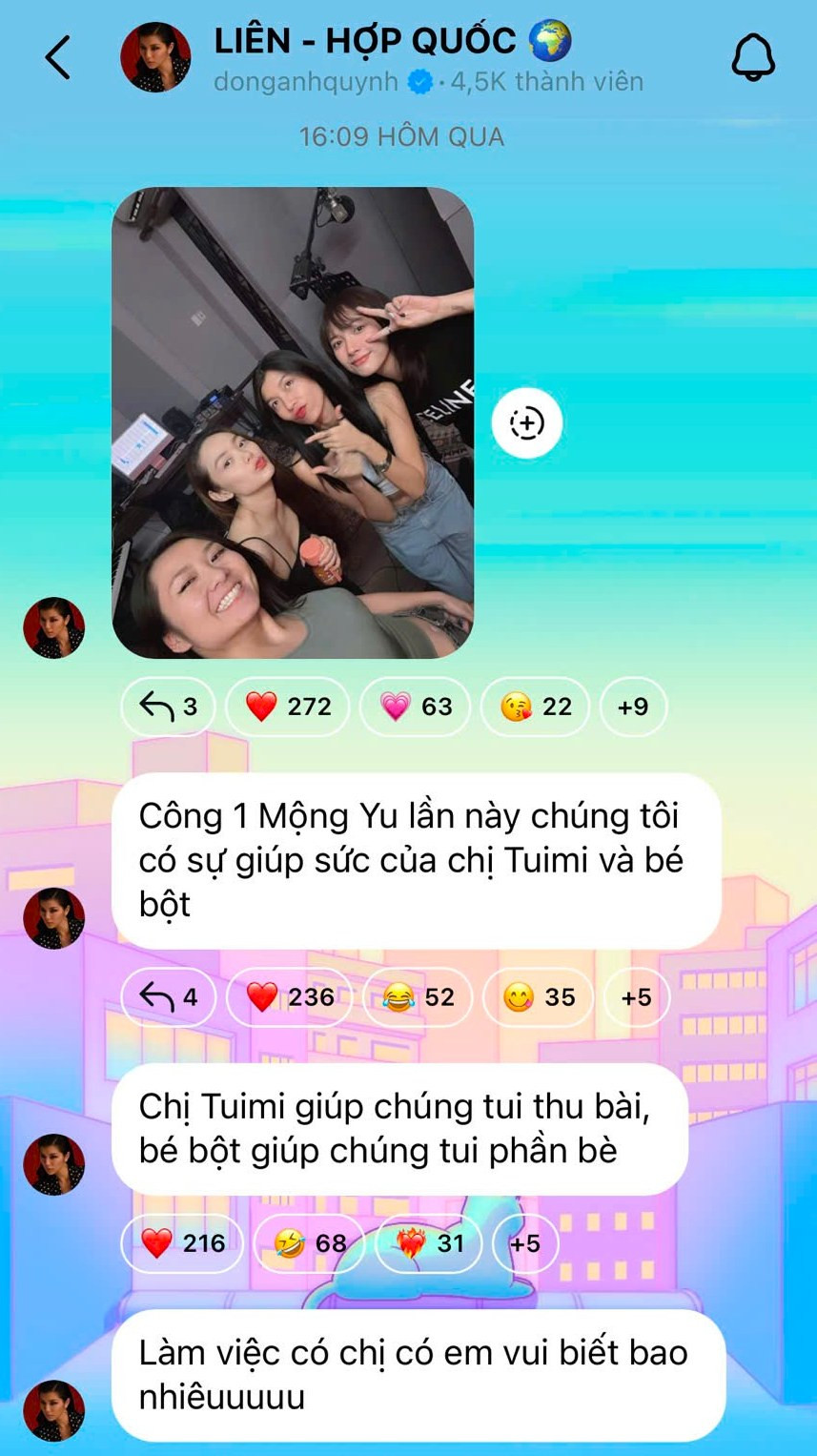 Tiết mục Mộng Yu có sự góp sức đặc biệt từ Chị Đẹp Tuimi. Tiết mục Mộng Yu có sự góp sức đặc biệt từ Chị Đẹp Tuimi.