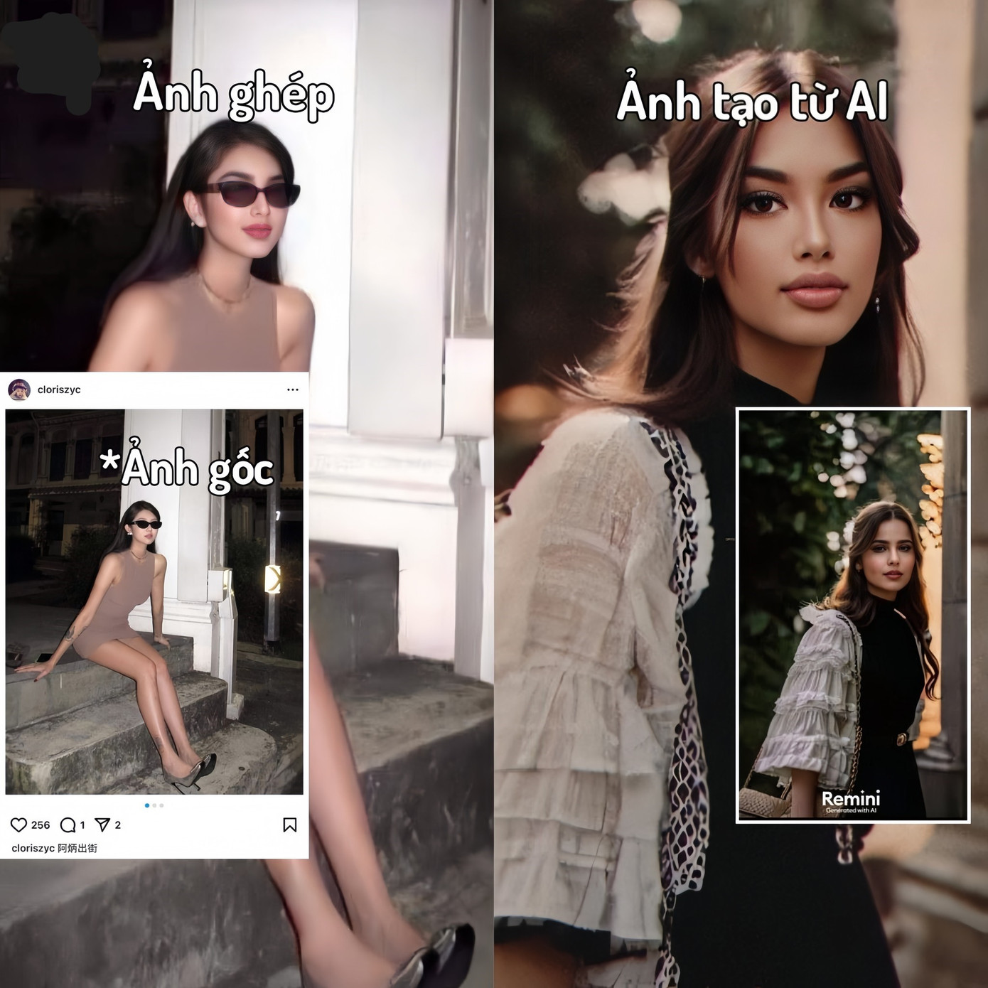 Nhiều hình do Bivi Vũ đăng tải trước đó bị cư dân mạng "soi" giống với các hình ảnh trên mạng, chỉ khác mỗi khuôn mặt. Nhiều hình do Bivi Vũ đăng tải trước đó bị cư dân mạng "soi" giống với các hình ảnh trên mạng, chỉ khác mỗi khuôn mặt.