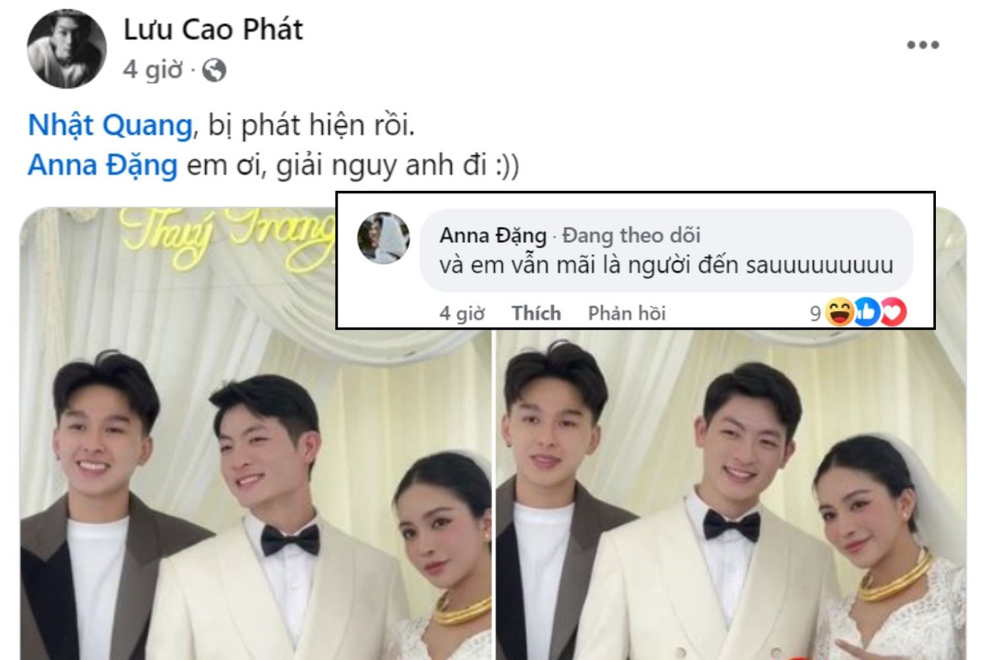 Lưu Cao Phát gửi tín hiệu &quot;SOS&quot; cho vợ vì bị... phát hiện.