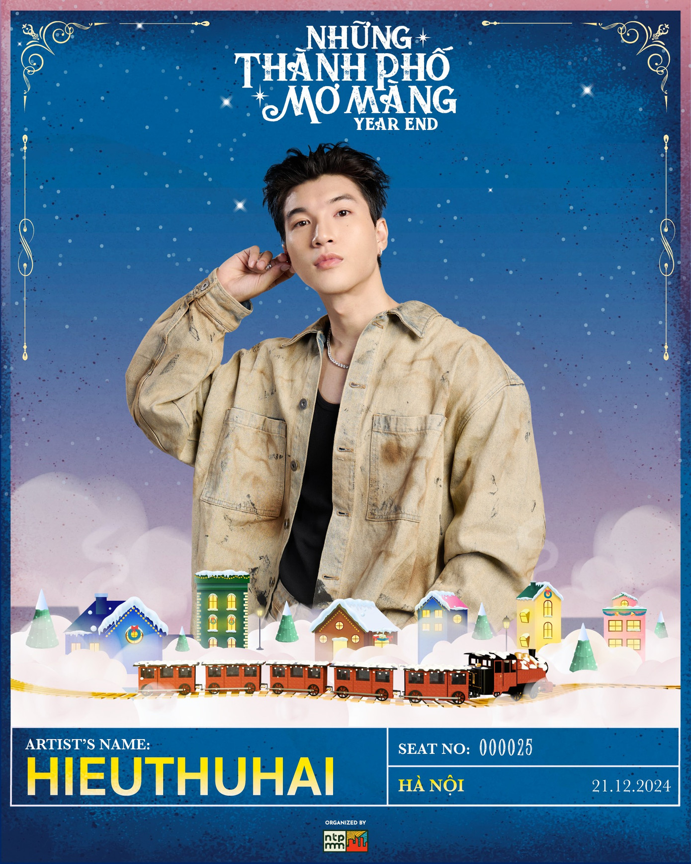 Những Thành Phố Mơ Màng quy tụ nhiều nghệ sĩ như Đen, HIEUTHUHAI, Vũ., tlinh,...