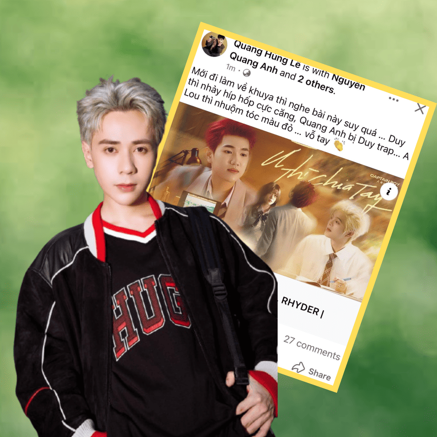 Quang Hùng MasterD có màn review MV phiên bản drama. Quang Hùng MasterD có màn review MV phiên bản drama.