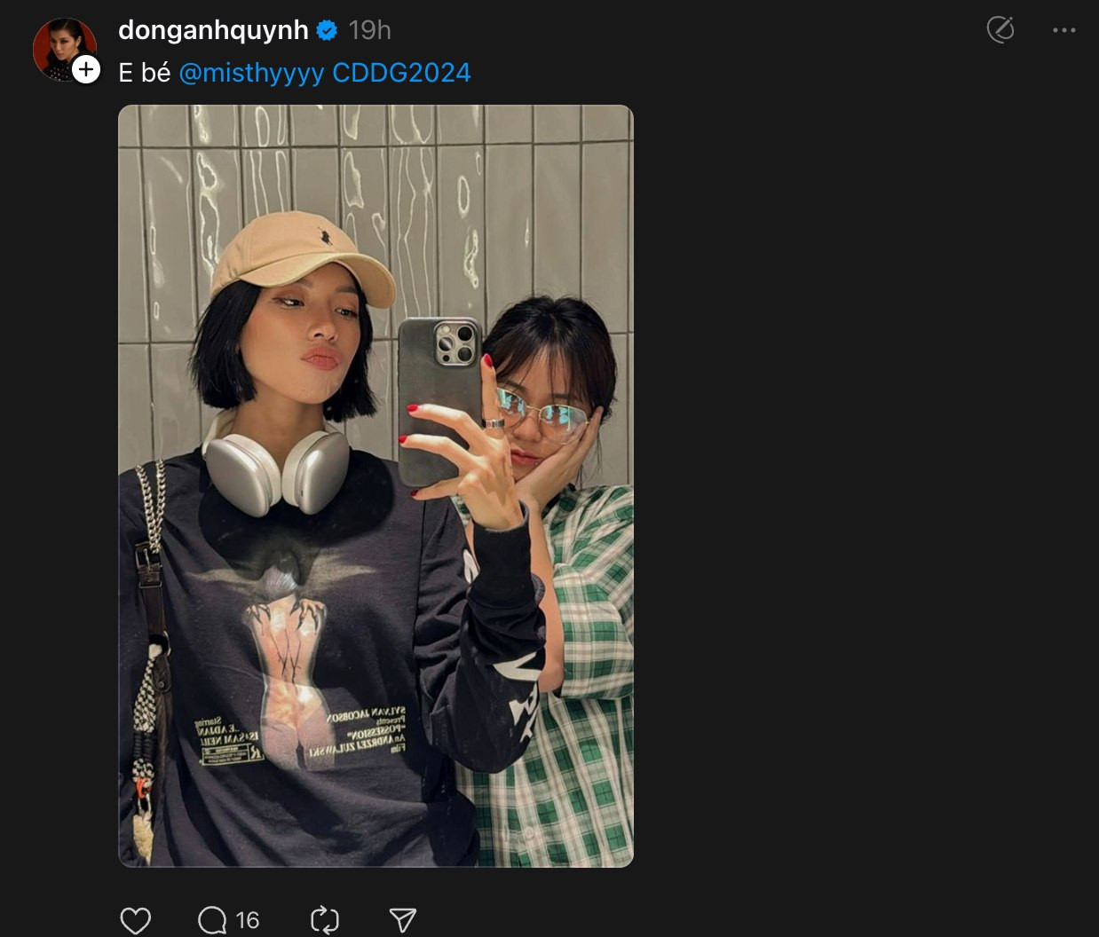 Hai &quot;Chị Đẹp&quot; cũng là một trong những &quot;chiến hạm OTP&quot; đang được dân tình ủng hộ.