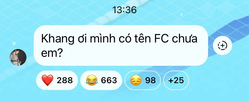 Anh Tú Atus cũng thay mặt khán giả hỏi thăm HURRYKNG đã có tên cho FC hay chưa. Anh Tú Atus cũng thay mặt khán giả hỏi thăm HURRYKNG đã có tên cho FC hay chưa.