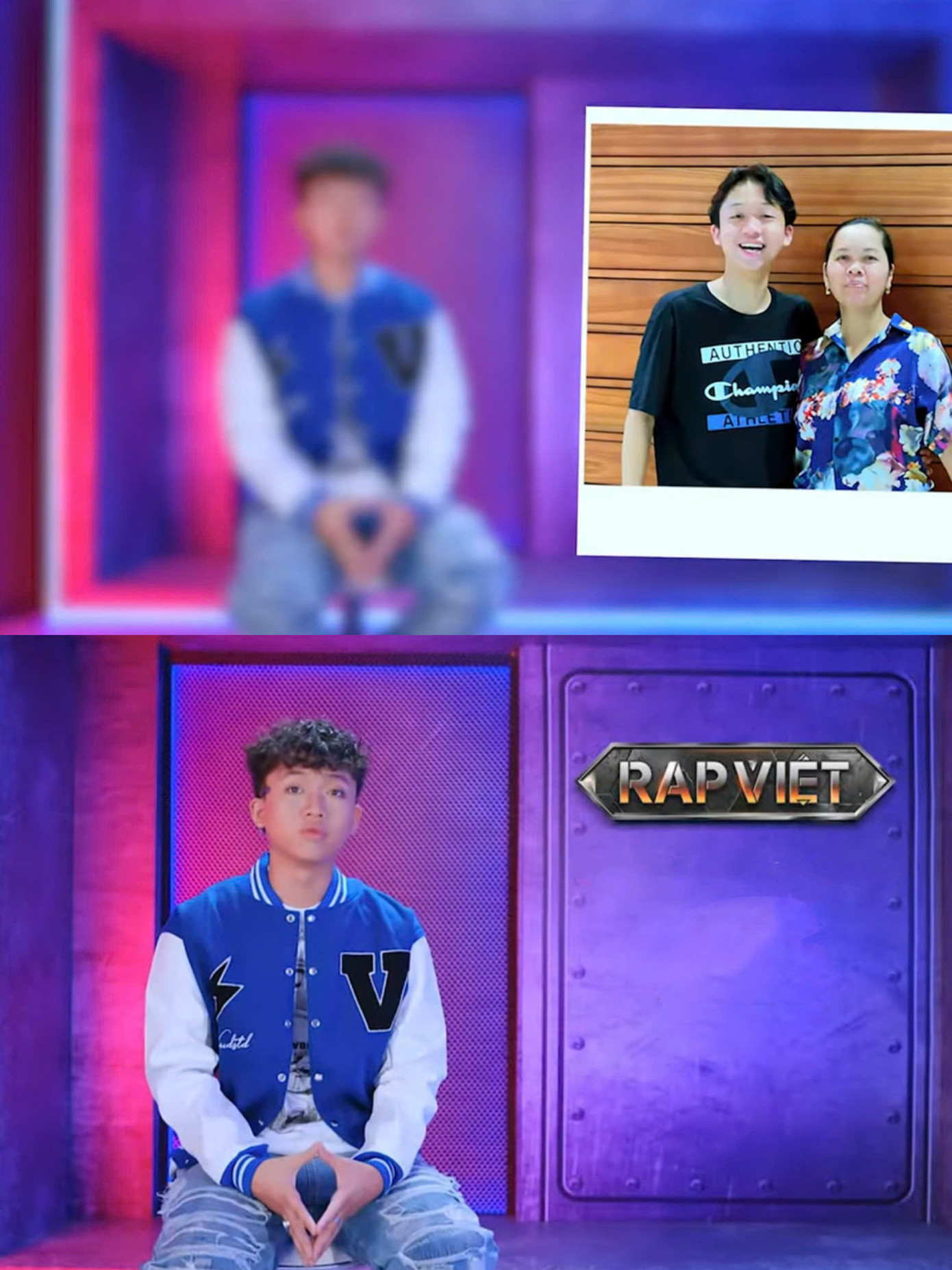 Nam rapper luôn nhắc về mẹ của mình, khẳng định đến với Rap Việt là để mẹ tự hào. Nam rapper luôn nhắc về mẹ của mình, khẳng định đến với Rap Việt là để mẹ tự hào.