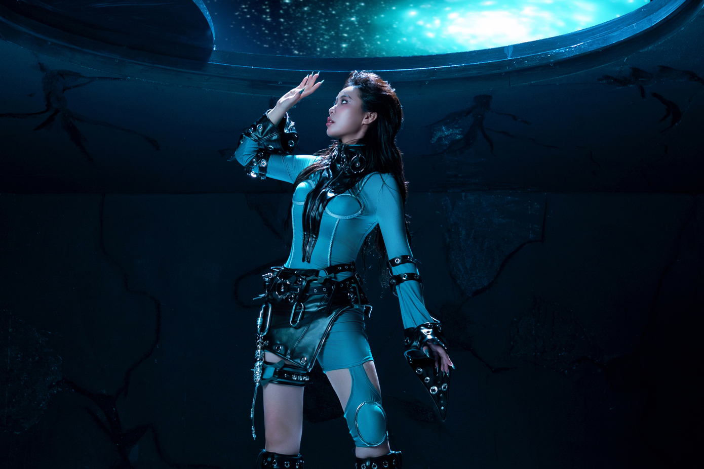 Tạo hình của streamer MisThy cực ấn tượng khiến fan thích thú.