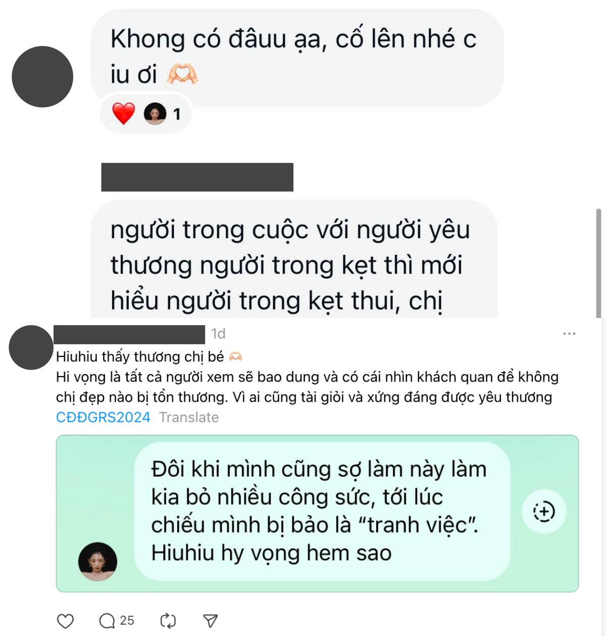 Fan phản ứng khá nhẹ nhàng trước tâm sự của Tóc Tiên.