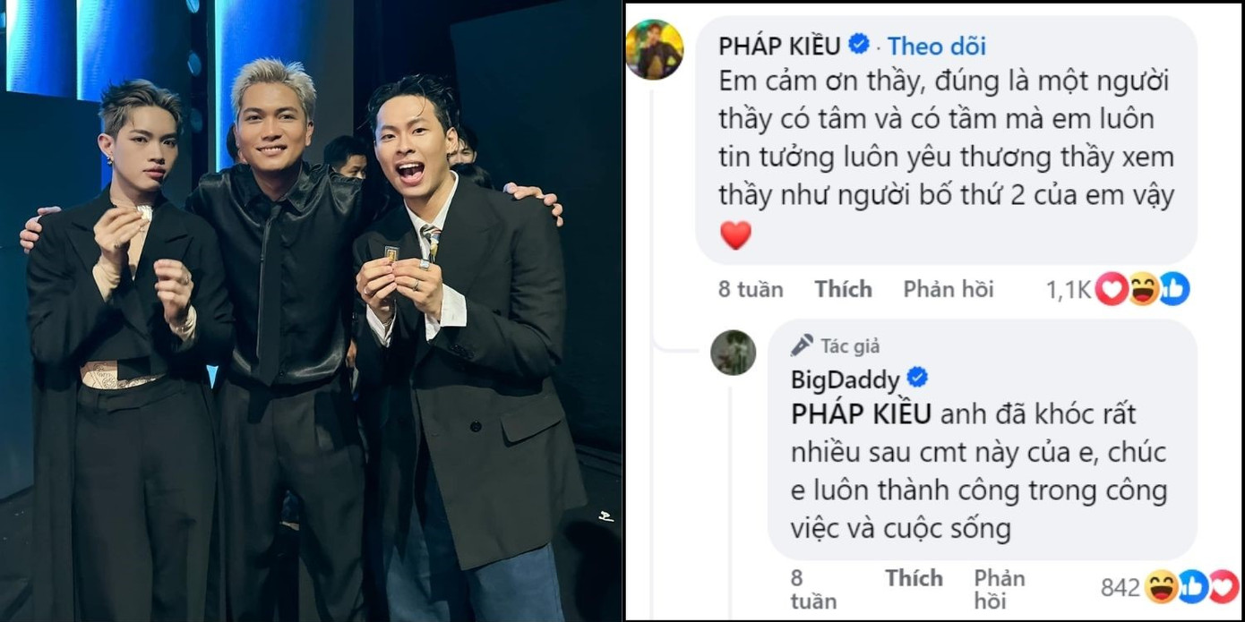 BigDaddy tặng vàng cho học trò tại Chung kết Anh Trai &quot;Say Hi&quot; nhưng những lời tâm tình của cả hai thật... &quot;cảm lạnh&quot;.