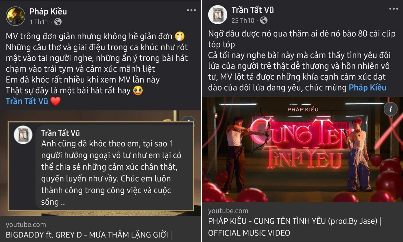 Những dòng chia sẻ đầy mùi &quot;văn mẫu&quot; của hai thầy trò.