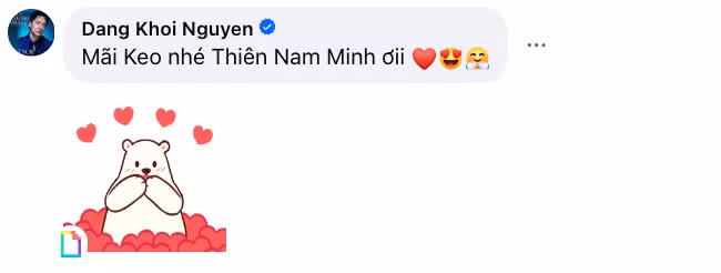"Đại gia tôm hùm" Đăng Khôi thì để lại bình luận với văn phong chuẩn Gen Z. "Đại gia tôm hùm" Đăng Khôi thì để lại bình luận với văn phong chuẩn Gen Z.