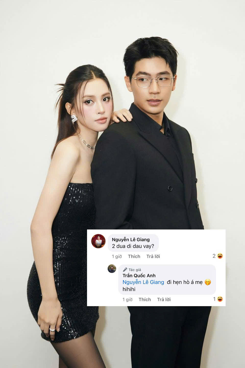 Bên dưới bình luận, anh chàng còn hào hứng đáp lời diễn viên Lê Giang. Bên dưới bình luận, anh chàng còn hào hứng đáp lời diễn viên Lê Giang.