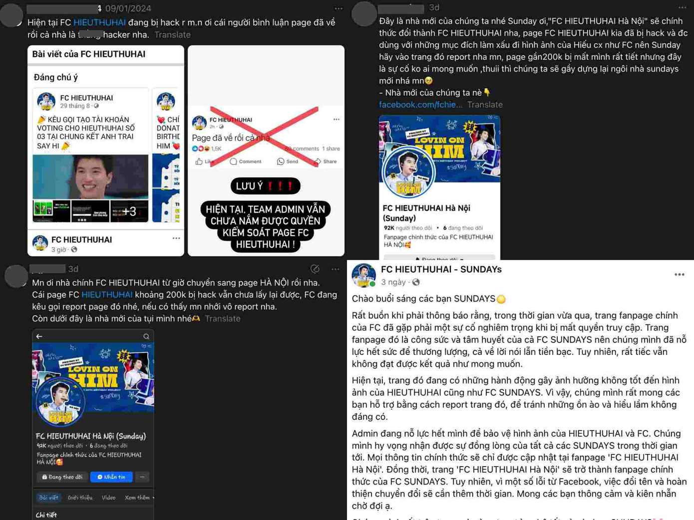 FC HIEUTHUHAI đưa ra nhiều bằng chứng được cho là bị hack những ngày trước đó. FC HIEUTHUHAI đưa ra nhiều bằng chứng được cho là bị hack những ngày trước đó.