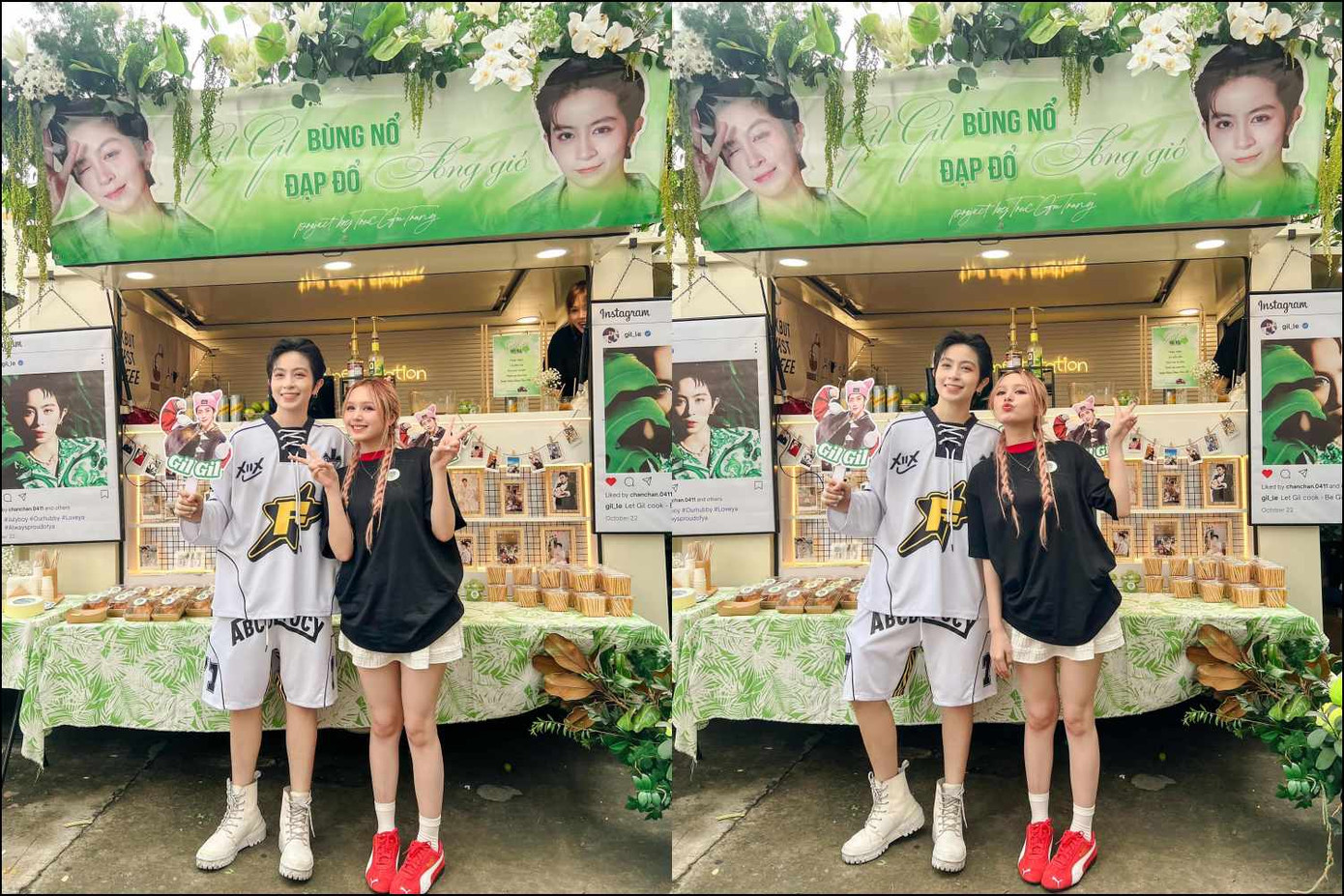 Xoài Non gửi food truck ủng hộ "hàng xóm" Gil Lê. Nguồn: The Next Station Xoài Non gửi food truck ủng hộ "hàng xóm" Gil Lê. Nguồn: The Next Station